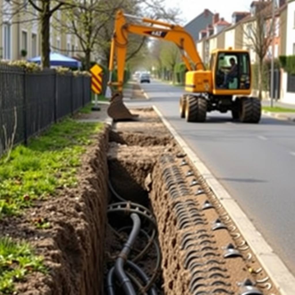 travaux publics à Asnières-sur-Seine (illustration)