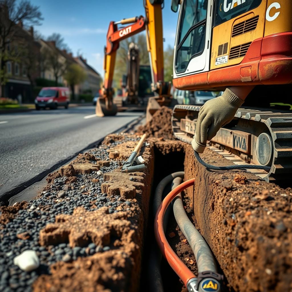 travaux publics à Saint-Denis (illustration)