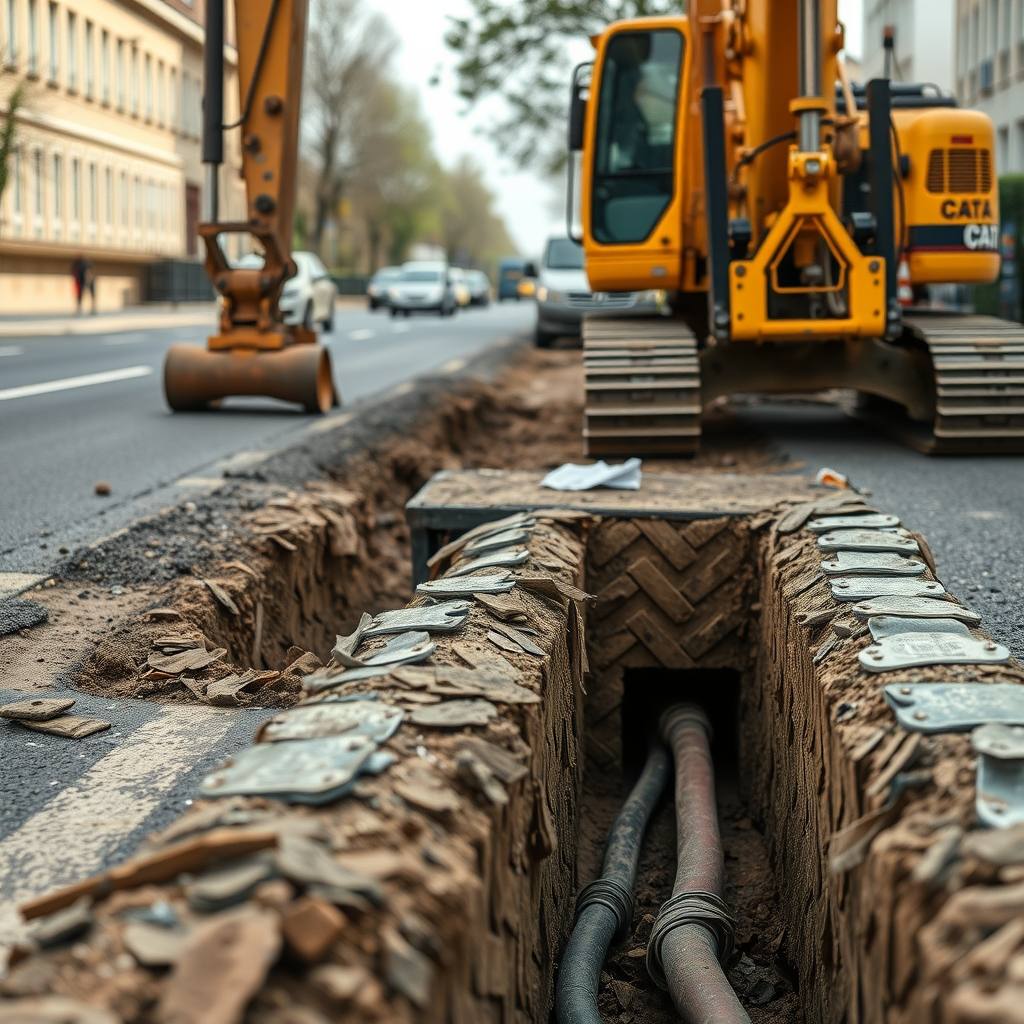 travaux publics à Saint-Denis (illustration)