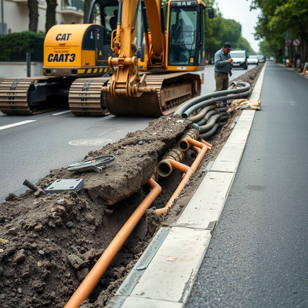 travaux publics à Montreuil (illustration)