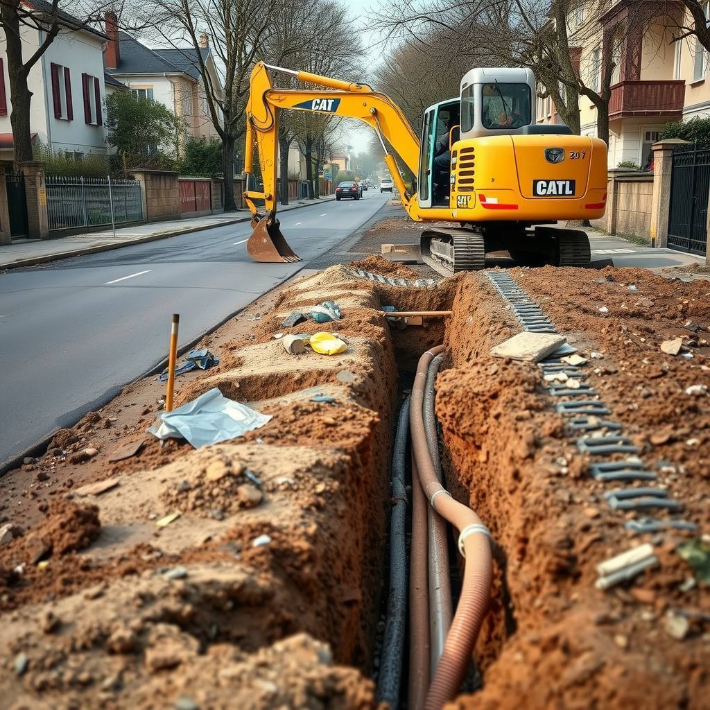 travaux publics à Paris (illustration)