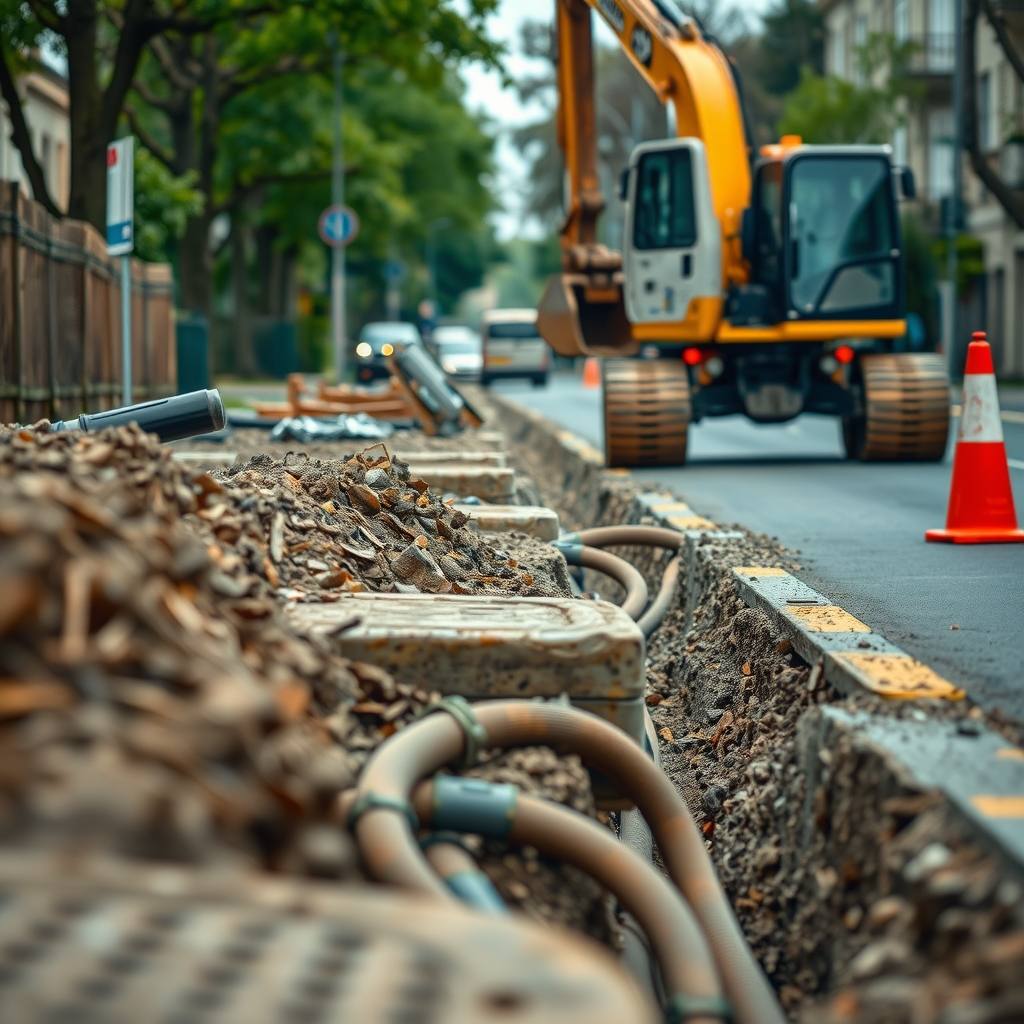 travaux publics à Paris (illustration)